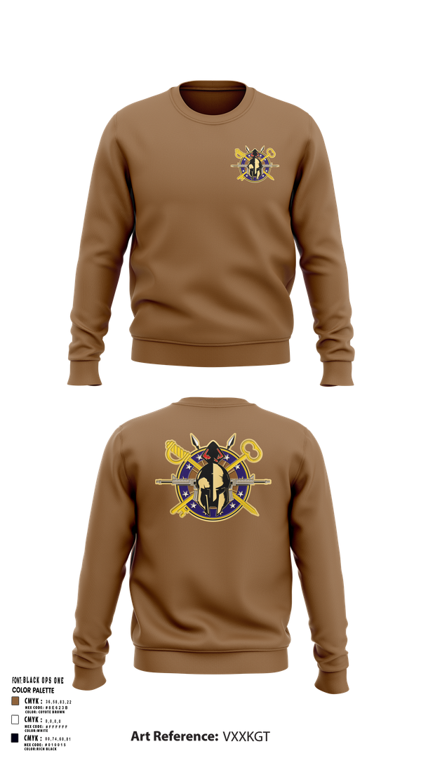Crew Neck Sweatshirt, A Company 68th DSSB 4ID, , Teamtime, Team time, sublimation, custom sports apparel, team uniforms, spirit wear, spiritwear, sports uniforms, custom shirts, team store, custom team store, fundraiser sports, apparel fundraiser
