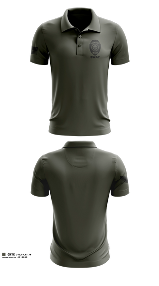 Short Sleeve Performance Polo, Springfield Ohio SWAT, Police, Teamtime, Team time, sublimation, custom sports apparel, team uniforms, spirit wear, spiritwear, sports uniforms, custom shirts, team store, custom team store, fundraiser sports, apparel fundraiser