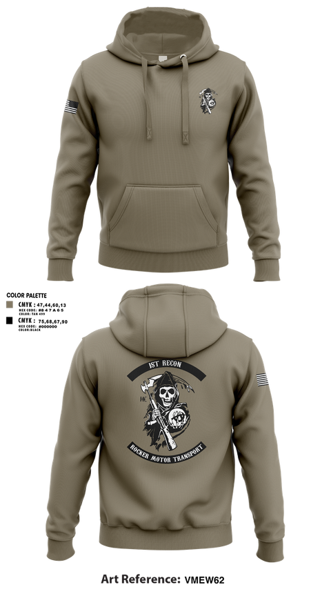Hoodie, 1st Recon, Marines, Teamtime, Team time, sublimation, custom sports apparel, team uniforms, spirit wear, spiritwear, sports uniforms, custom shirts, team store, custom team store, fundraiser sports, apparel fundraiser