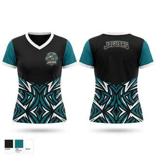 Womens Short Sleeve Vneck Shirt, JAGUARS, Softball, Teamtime, Team time, sublimation, custom sports apparel, team uniforms, spirit wear, spiritwear, sports uniforms, custom shirts, team store, custom team store, fundraiser sports, apparel fundraiser
