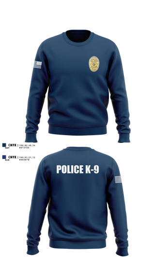 Crew Neck Sweatshirt, Key West Police Department, , Teamtime, Team time, sublimation, custom sports apparel, team uniforms, spirit wear, spiritwear, sports uniforms, custom shirts, team store, custom team store, fundraiser sports, apparel fundraiser