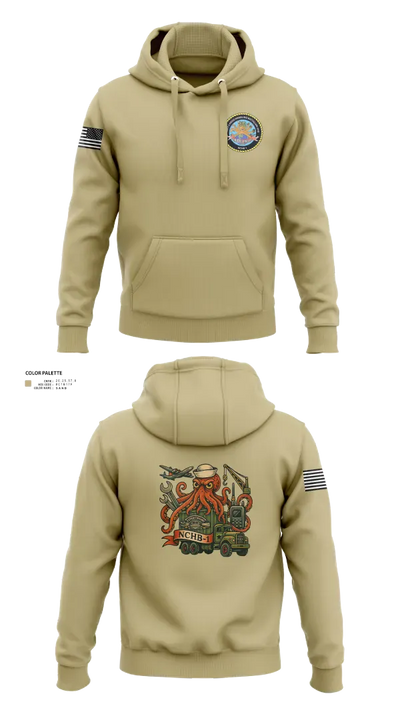 Navy Cargo Handling Battalion One 62031758 Hoodie - 32