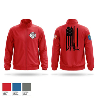 Windbreaker, Odessa Fire Department, Fire Department, Teamtime, Team time, sublimation, custom sports apparel, team uniforms, spirit wear, spiritwear, sports uniforms, custom shirts, team store, custom team store, fundraiser sports, apparel fundraiser