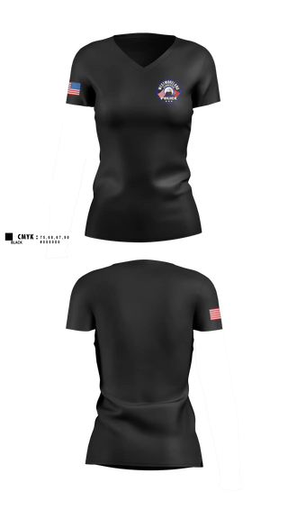 Womens Short Sleeve Vneck Shirt, Westmoreland PD, Police, Teamtime, Team time, sublimation, custom sports apparel, team uniforms, spirit wear, spiritwear, sports uniforms, custom shirts, team store, custom team store, fundraiser sports, apparel fundraiser