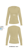 Greenwich Fire Department 44525559 Women's Long Sleeve V-neck Shirt - 82