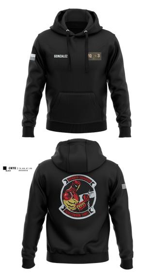 Hoodie, VQ-3 DET TRVS, Navy, Teamtime, Team time, sublimation, custom sports apparel, team uniforms, spirit wear, spiritwear, sports uniforms, custom shirts, team store, custom team store, fundraiser sports, apparel fundraiser