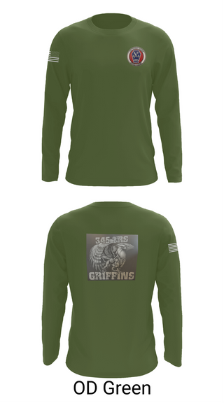 Long Sleeve Performance Shirt, 345th TRS, , Teamtime, Team time, sublimation, custom sports apparel, team uniforms, spirit wear, spiritwear, sports uniforms, custom shirts, team store, custom team store, fundraiser sports, apparel fundraiser