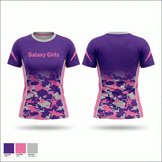 Womens Soccer Jersey, Galaxy Girls, Women's Soccer, Teamtime, Team time, sublimation, custom sports apparel, team uniforms, spirit wear, spiritwear, sports uniforms, custom shirts, team store, custom team store, fundraiser sports, apparel fundraiser