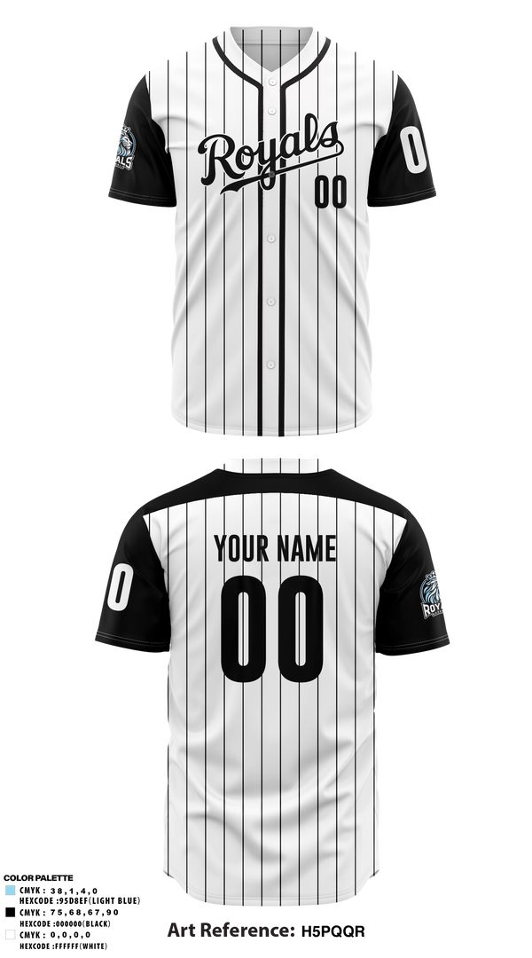 Full Button Baseball Jersey, Royals, Baseball, Teamtime, Team time, sublimation, custom sports apparel, team uniforms, spirit wear, spiritwear, sports uniforms, custom shirts, team store, custom team store, fundraiser sports, apparel fundraiser