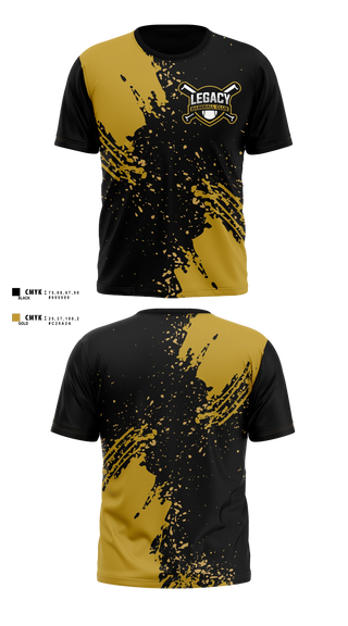 Short Sleeve Performance Shirt, Legacy Baseball Club, Baseball, Teamtime, Team time, sublimation, custom sports apparel, team uniforms, spirit wear, spiritwear, sports uniforms, custom shirts, team store, custom team store, fundraiser sports, apparel fundraiser
