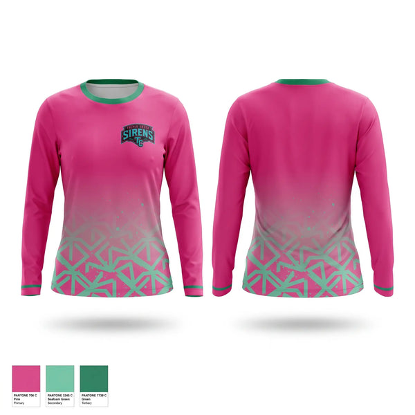Long Sleeve Performance Shirt, Triple Creek Sirens, Softball, Teamtime, Team time, sublimation, custom sports apparel, team uniforms, spirit wear, spiritwear, sports uniforms, custom shirts, team store, custom team store, fundraiser sports, apparel fundraiser
