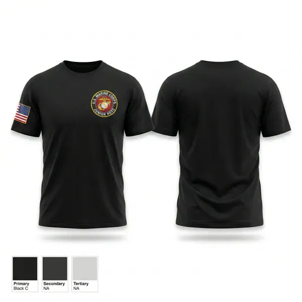 Old School Cotton Feel Shirt, SHS MCJROTC, Marines, Teamtime, Team time, sublimation, custom sports apparel, team uniforms, spirit wear, spiritwear, sports uniforms, custom shirts, team store, custom team store, fundraiser sports, apparel fundraiser
