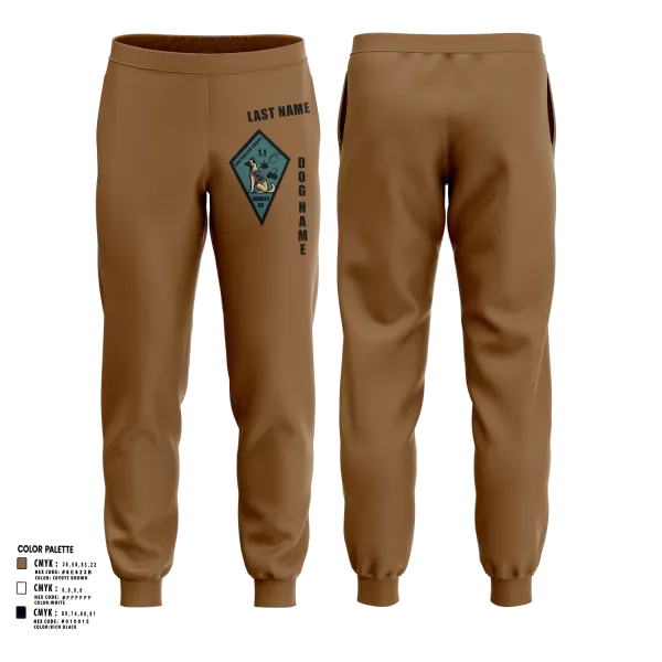Joggers, 633 SFS K9, Air Force, Teamtime, Team time, sublimation, custom sports apparel, team uniforms, spirit wear, spiritwear, sports uniforms, custom shirts, team store, custom team store, fundraiser sports, apparel fundraiser