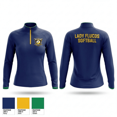 Fluvanna Middle School Softball 32439267 Quarter Zip Jacket - 8