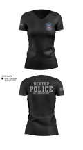 Dexter Police Department Women's Short Sleeve V-neck Shirt - 11