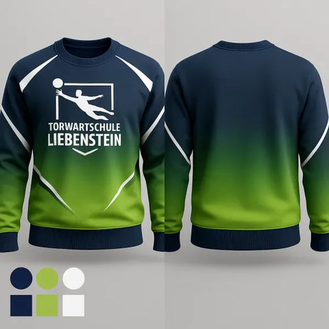 Crew Neck Sweatshirt, Torwartschule Liebenstein, Men's Soccer, Teamtime, Team time, sublimation, custom sports apparel, team uniforms, spirit wear, spiritwear, sports uniforms, custom shirts, team store, custom team store, fundraiser sports, apparel fundraiser