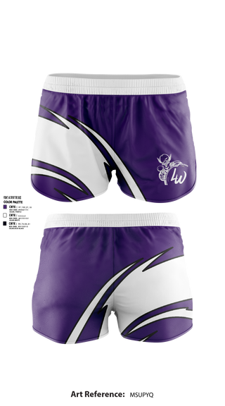 Womens Shorts, LWHS Kangs Band, Spirit Store, Teamtime, Team time, sublimation, custom sports apparel, team uniforms, spirit wear, spiritwear, sports uniforms, custom shirts, team store, custom team store, fundraiser sports, apparel fundraiser
