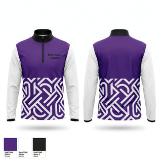 Quarter Zip Jacket, Holy Cross Alumni, Track & Field, Teamtime, Team time, sublimation, custom sports apparel, team uniforms, spirit wear, spiritwear, sports uniforms, custom shirts, team store, custom team store, fundraiser sports, apparel fundraiser