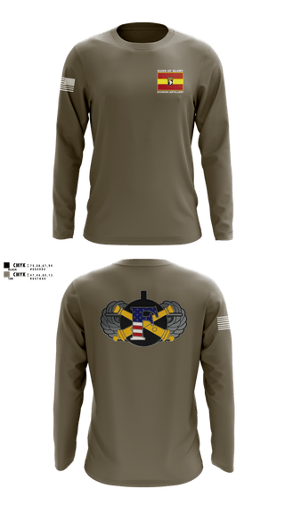 Long Sleeve Performance Shirt, Freedom FSC, 1-320th FAR, Army, Teamtime, Team time, sublimation, custom sports apparel, team uniforms, spirit wear, spiritwear, sports uniforms, custom shirts, team store, custom team store, fundraiser sports, apparel fundraiser