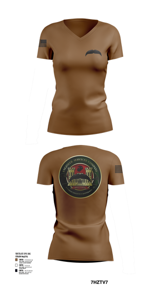 Womens Short Sleeve Vneck Shirt, Engineers Services Company, Marines, Teamtime, Team time, sublimation, custom sports apparel, team uniforms, spirit wear, spiritwear, sports uniforms, custom shirts, team store, custom team store, fundraiser sports, apparel fundraiser