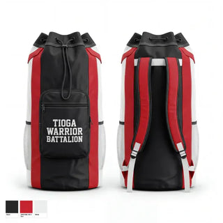 Gear Bag, Tioga Warrior Battalion, Army, Teamtime, Team time, sublimation, custom sports apparel, team uniforms, spirit wear, spiritwear, sports uniforms, custom shirts, team store, custom team store, fundraiser sports, apparel fundraiser