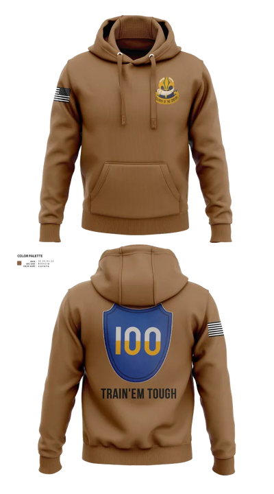 100th Training Division Hoodie - 22