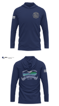 Wrangell Volunteer Fire Department Long Sleeve Performance Shirt with hood - 6