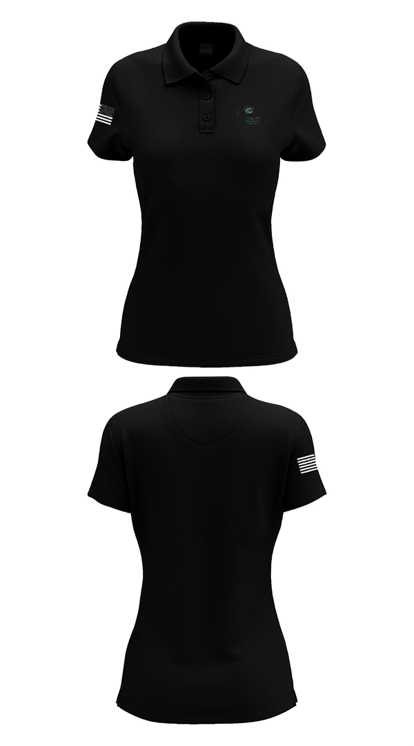 Womens Short Sleeve Performance Polo, Emerald Illusions Dance Team, Spirit Store, Teamtime, Team time, sublimation, custom sports apparel, team uniforms, spirit wear, spiritwear, sports uniforms, custom shirts, team store, custom team store, fundraiser sports, apparel fundraiser