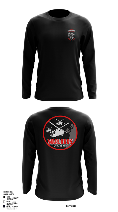 2-10 AHB Knighthawks Long Sleeve Performance Shirt 4
