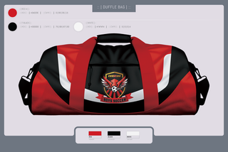 Duffle Bag, Corning Boys Soccer, Men's Soccer, Teamtime, Team time, sublimation, custom sports apparel, team uniforms, spirit wear, spiritwear, sports uniforms, custom shirts, team store, custom team store, fundraiser sports, apparel fundraiser