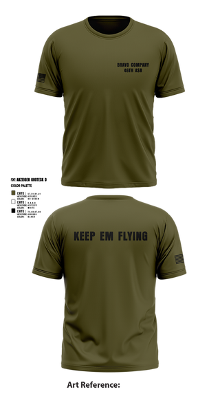 Short Sleeve Performance Shirt, Bravo company 46th ASB, , Teamtime, Team time, sublimation, custom sports apparel, team uniforms, spirit wear, spiritwear, sports uniforms, custom shirts, team store, custom team store, fundraiser sports, apparel fundraiser