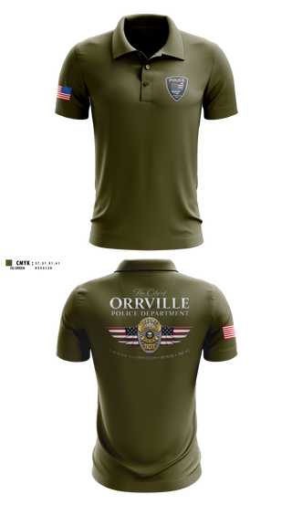 Short Sleeve Performance Polo, Orrville Police Department, Police, Teamtime, Team time, sublimation, custom sports apparel, team uniforms, spirit wear, spiritwear, sports uniforms, custom shirts, team store, custom team store, fundraiser sports, apparel fundraiser