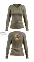 3-66 AR 33931527 Women's Long Sleeve V-neck Shirt - 21