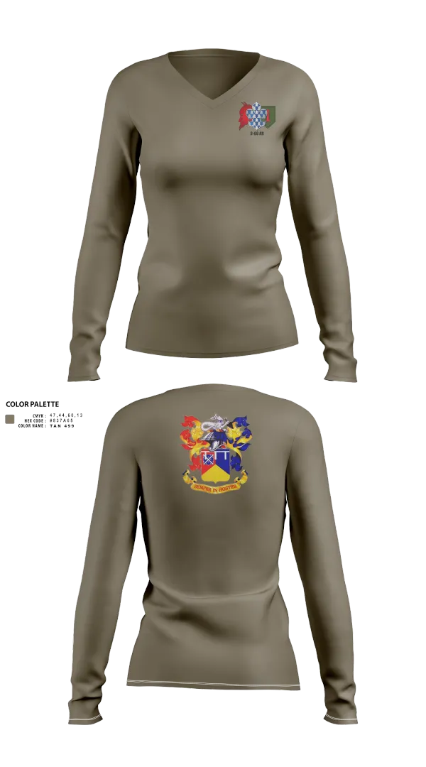Womens Long Sleeve Vneck Shirt, 3-66 AR, , Teamtime, Team time, sublimation, custom sports apparel, team uniforms, spirit wear, spiritwear, sports uniforms, custom shirts, team store, custom team store, fundraiser sports, apparel fundraiser
