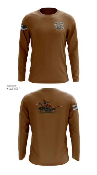 Long Sleeve Performance Shirt, 3-6 Fox Co., Army, Teamtime, Team time, sublimation, custom sports apparel, team uniforms, spirit wear, spiritwear, sports uniforms, custom shirts, team store, custom team store, fundraiser sports, apparel fundraiser
