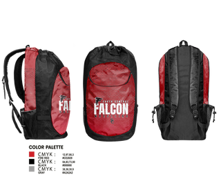 Gear Bag, Soutch Central High School Falcons, Wrestling, Teamtime, Team time, sublimation, custom sports apparel, team uniforms, spirit wear, spiritwear, sports uniforms, custom shirts, team store, custom team store, fundraiser sports, apparel fundraiser