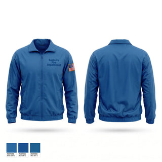 Windbreaker, Santa Fe Fire Department, Fire Department, Teamtime, Team time, sublimation, custom sports apparel, team uniforms, spirit wear, spiritwear, sports uniforms, custom shirts, team store, custom team store, fundraiser sports, apparel fundraiser