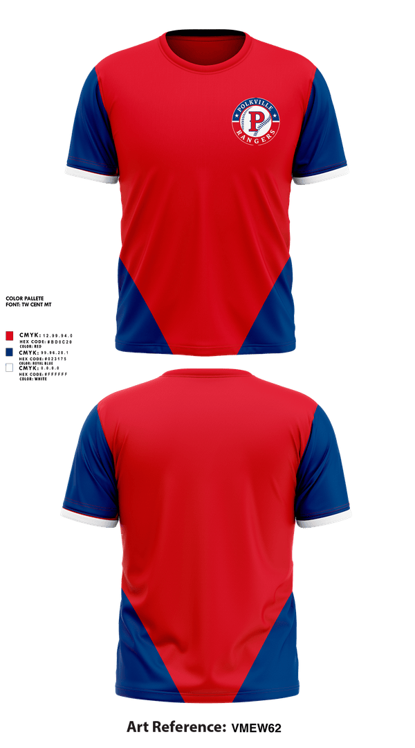 Short Sleeve Performance Shirt, Polkville Rangers, Baseball, Teamtime, Team time, sublimation, custom sports apparel, team uniforms, spirit wear, spiritwear, sports uniforms, custom shirts, team store, custom team store, fundraiser sports, apparel fundraiser