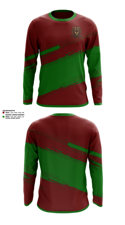 Bailey Bridge Middle School Cheer 54262664 Long Sleeve Performance Shirt 1