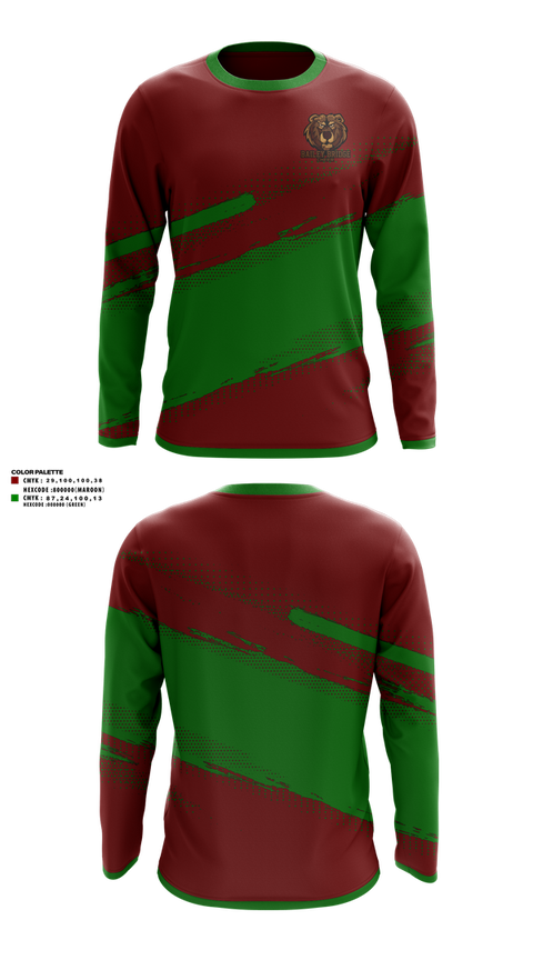 Long Sleeve Performance Shirt, Bailey Bridge Middle School Cheer, Cheer, Teamtime, Team time, sublimation, custom sports apparel, team uniforms, spirit wear, spiritwear, sports uniforms, custom shirts, team store, custom team store, fundraiser sports, apparel fundraiser