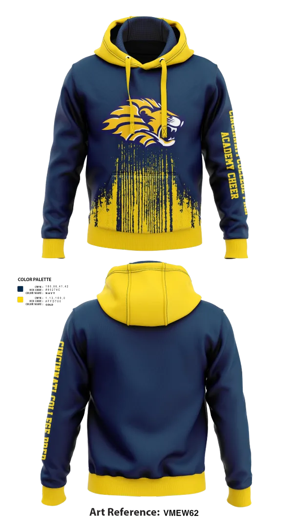 Hoodie, Cincinnati College Prep Academy Cheer, Cheer, Teamtime, Team time, sublimation, custom sports apparel, team uniforms, spirit wear, spiritwear, sports uniforms, custom shirts, team store, custom team store, fundraiser sports, apparel fundraiser