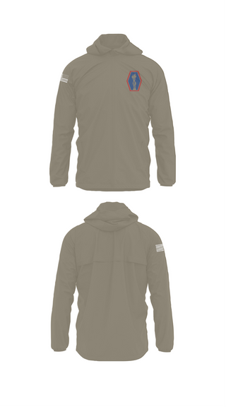 Windbreaker, 100th BN 442nd IN, , Teamtime, Team time, sublimation, custom sports apparel, team uniforms, spirit wear, spiritwear, sports uniforms, custom shirts, team store, custom team store, fundraiser sports, apparel fundraiser