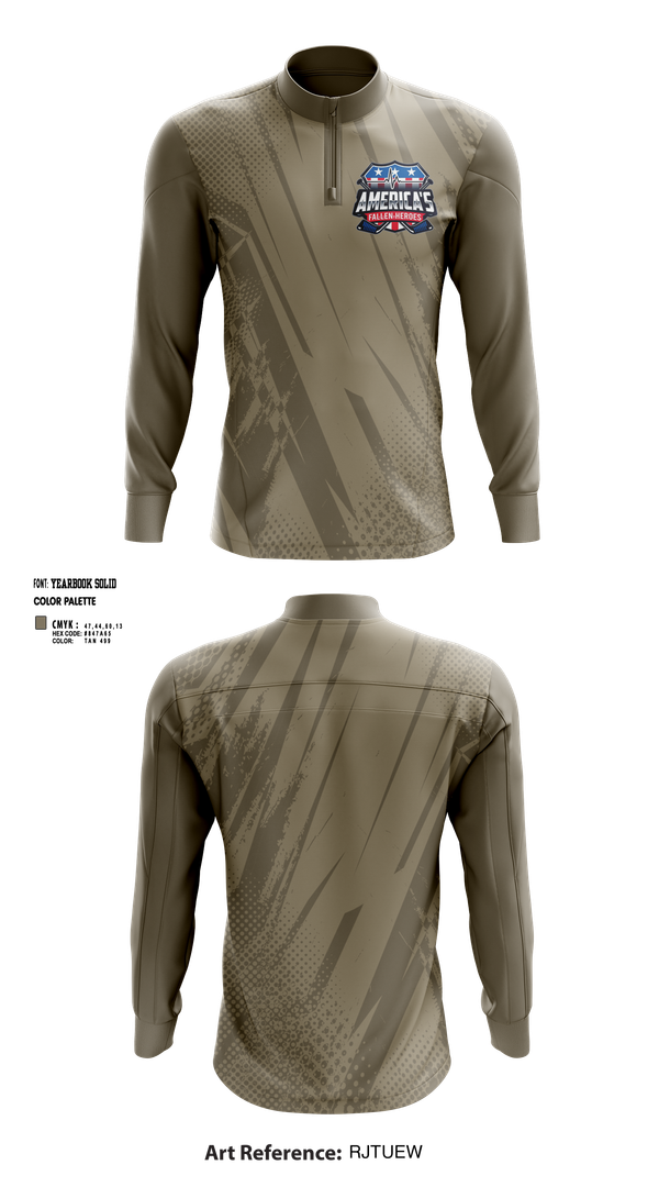 Quarter Zip Jacket, Fallen Heroes, Ice Hockey, Teamtime, Team time, sublimation, custom sports apparel, team uniforms, spirit wear, spiritwear, sports uniforms, custom shirts, team store, custom team store, fundraiser sports, apparel fundraiser