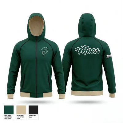 Jacksonville Athletic Academy College Moccasins 43447806 Windbreaker - 1