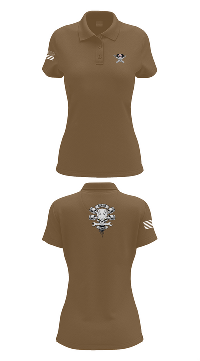 1-320th FAR FOX CO 66582202 Women's Short Sleeve Performance Polo  - 15