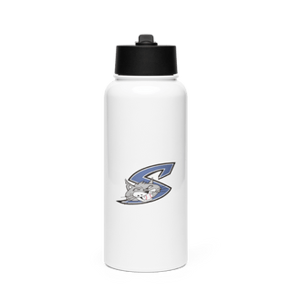 Falcon Middle School Basketball 65038956 Stainless Steel Water Bottle with a Straw Lid