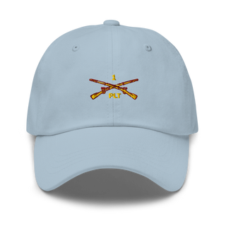 1st PLT B Co 1-173IN 18514147 Classic Dad Hat | Yupoong 6245CM