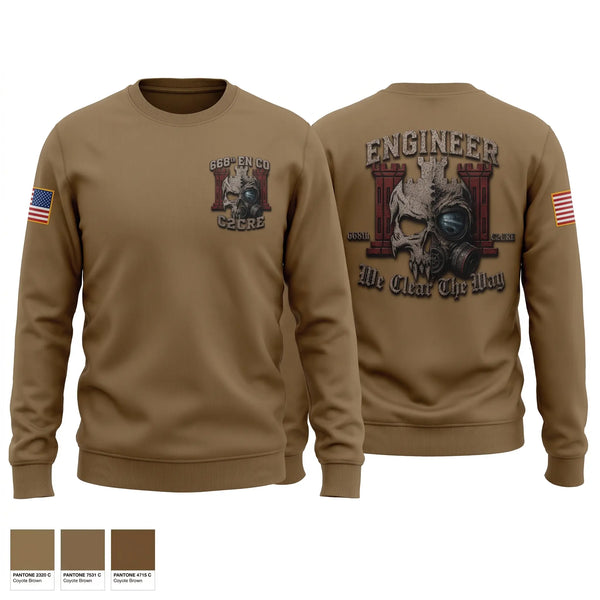 Crew Neck Sweatshirt, 668th C2CRE, Army, Teamtime, Team time, sublimation, custom sports apparel, team uniforms, spirit wear, spiritwear, sports uniforms, custom shirts, team store, custom team store, fundraiser sports, apparel fundraiser