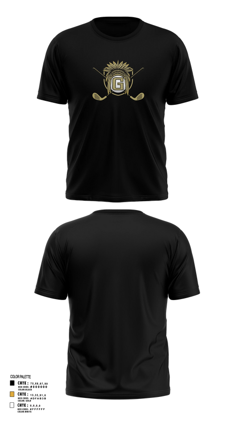 Short Sleeve Performance Shirt, Gaffney Indians, Golf, Teamtime, Team time, sublimation, custom sports apparel, team uniforms, spirit wear, spiritwear, sports uniforms, custom shirts, team store, custom team store, fundraiser sports, apparel fundraiser