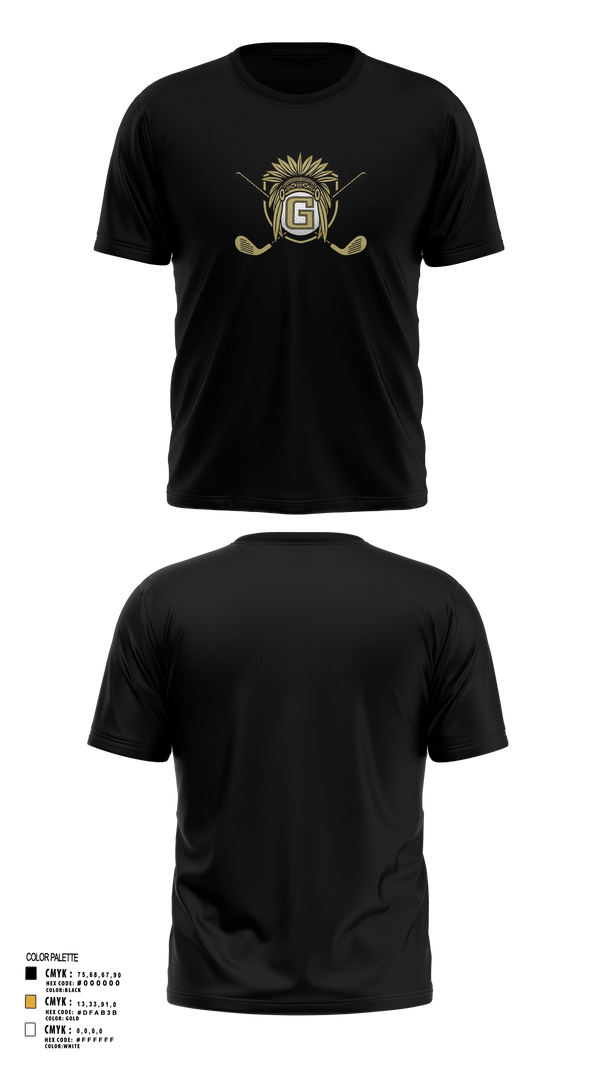 Short Sleeve Performance Shirt, Gaffney Indians, Golf, Teamtime, Team time, sublimation, custom sports apparel, team uniforms, spirit wear, spiritwear, sports uniforms, custom shirts, team store, custom team store, fundraiser sports, apparel fundraiser